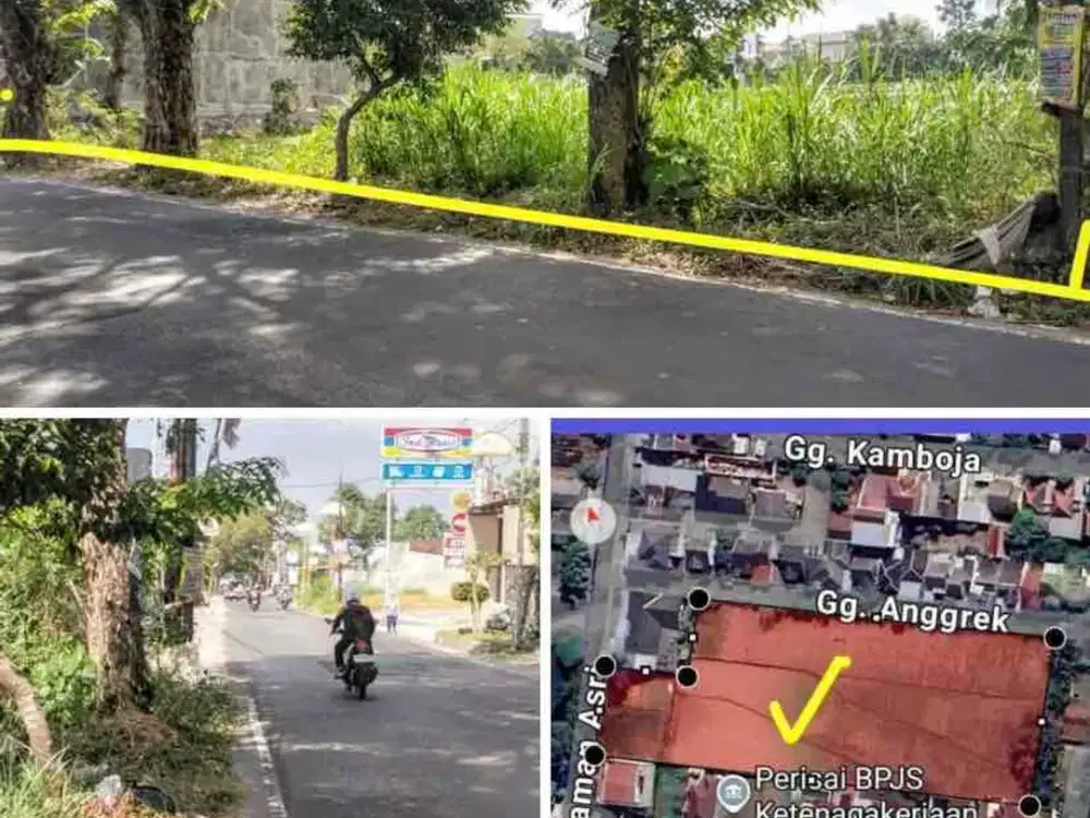 Di sewakan tanah strategis dan luas pinggir jl utama