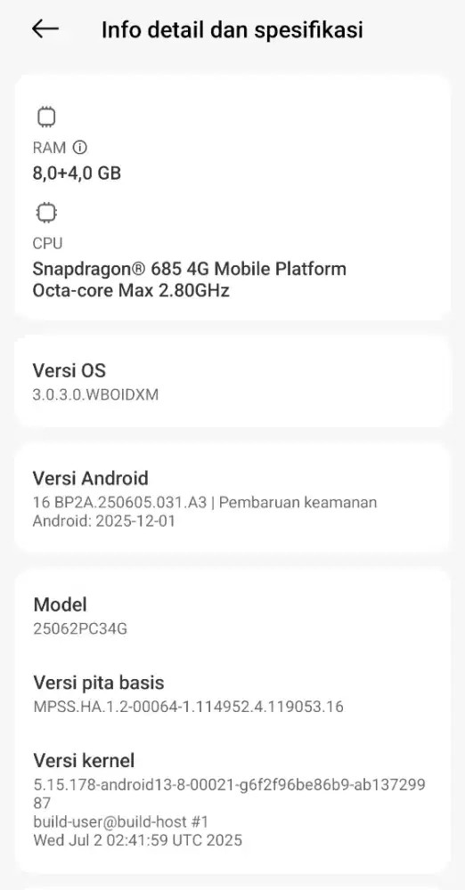 Poco m7 ram 8/256 GB lengkap belom ada satu bulan di jamin mulus 100%