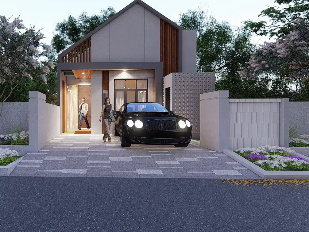 Rumah Baru 1 Lantai Jarang Ada Nirwana Eksekutif Rungkut Surabaya