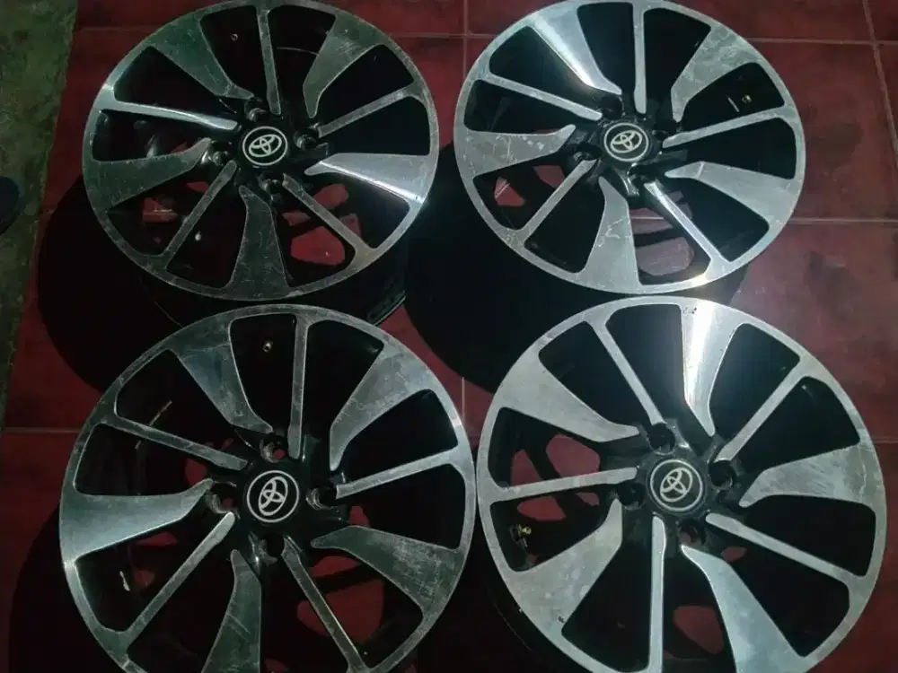 velg r15 brio rs pcd 100 velg aja bisa set ban bisa