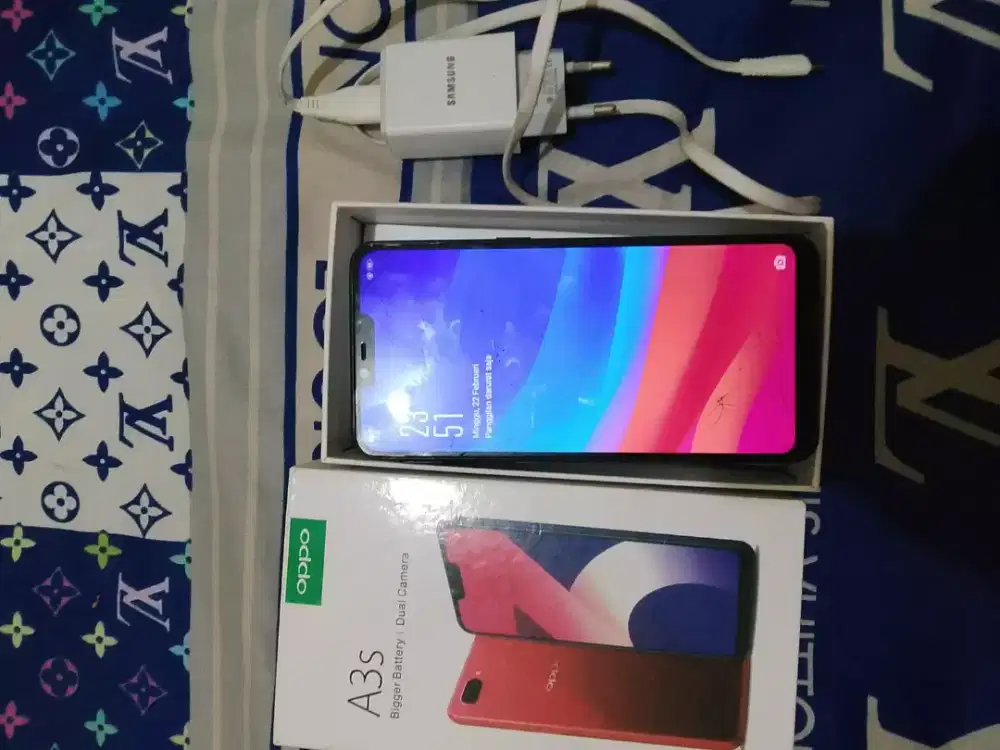 Oppo a3s ram 6/128 fullset