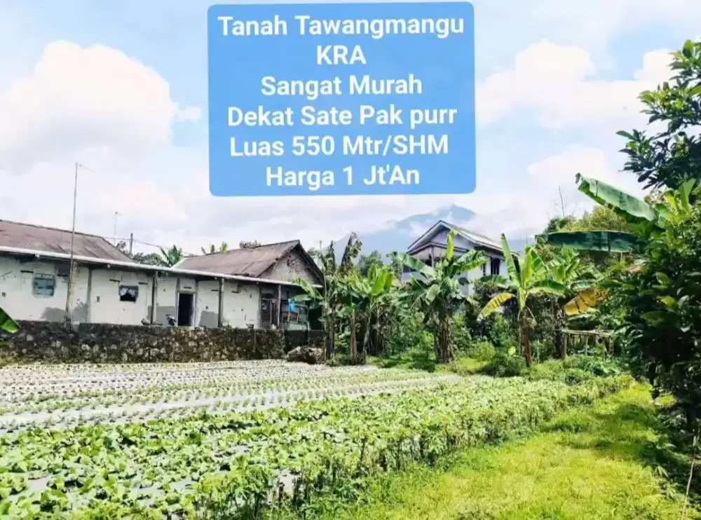 Tanah murah tawangmangu
