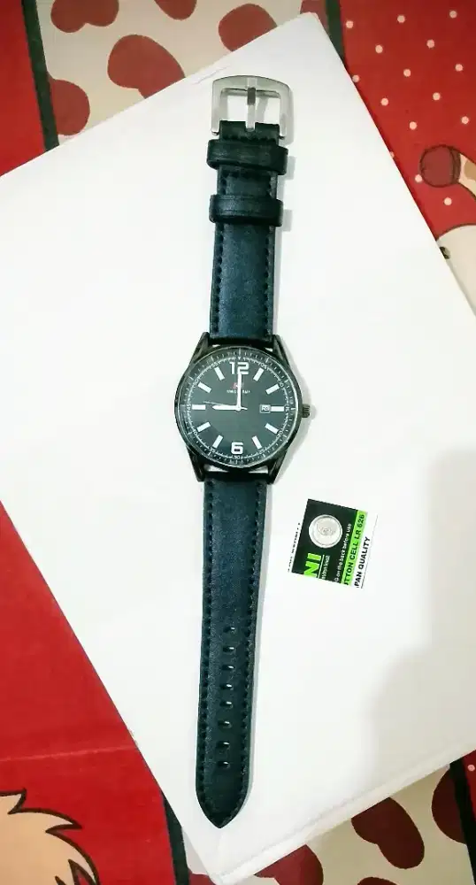 SA Jam Tangan Pria Analog Hitam + Tampilan Jelas + Fungsi Tanggal Baru