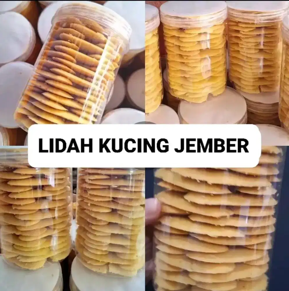 Kue kering LIDAH KUCING JEMBER +/-340 GR