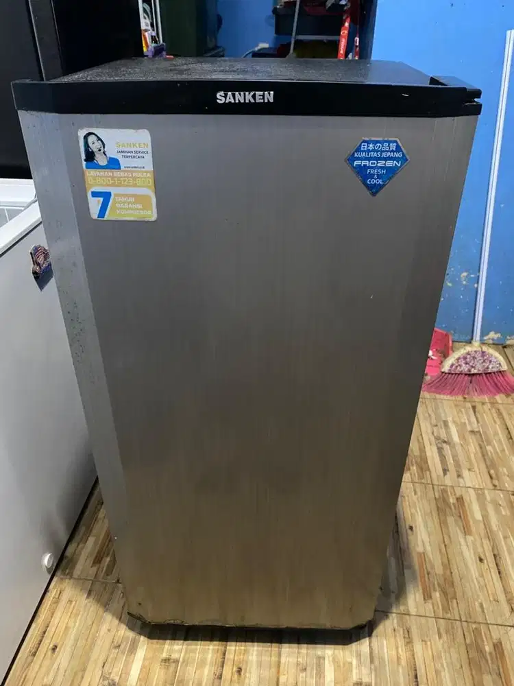Jual BU untuk mudik Kulkas 1 Pintu Sanken Masih Sangat bagus