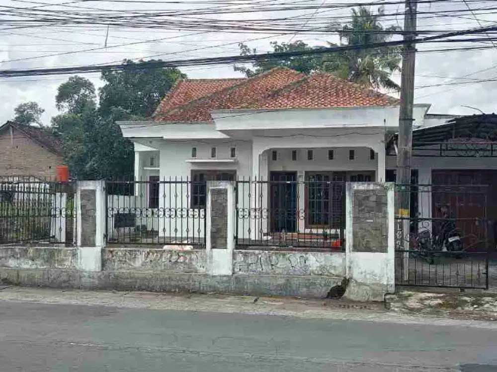 Rumah strategis tepi jalan aspal seputaran jl. godean km 7