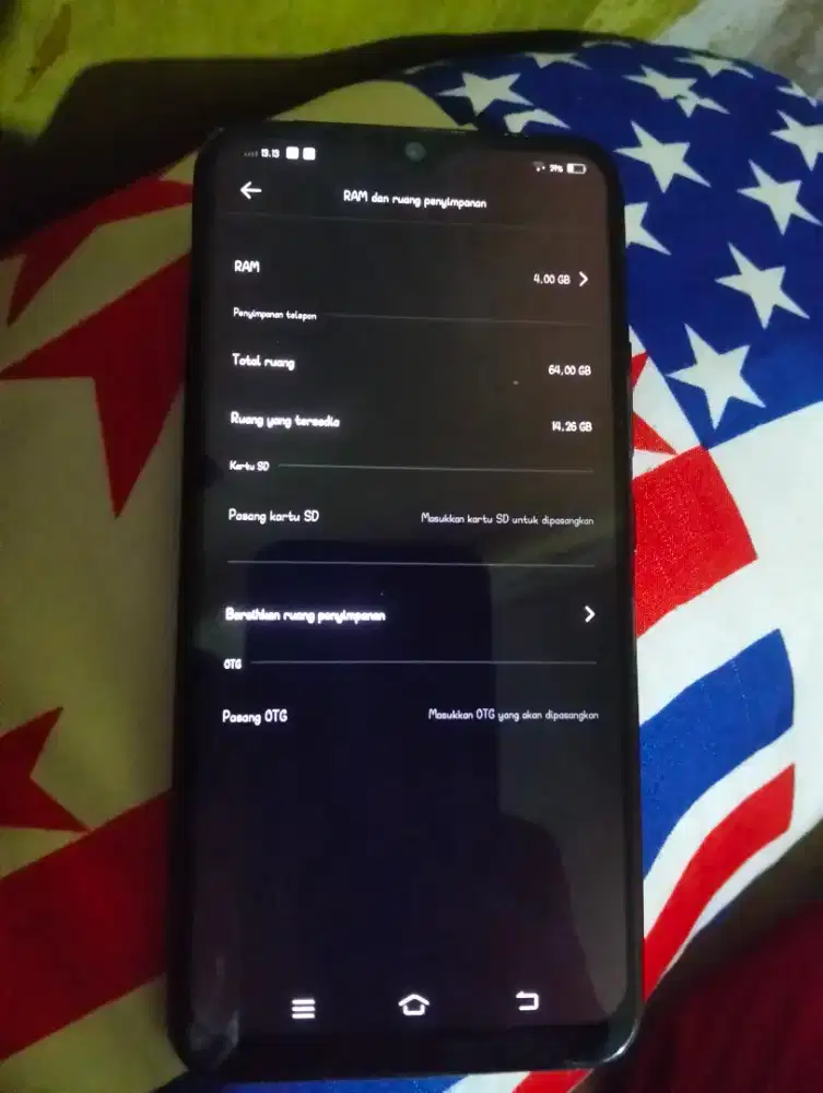 Jual Vivo y 15 ram 4/64 kelengkpn hp SM kabel casan aja