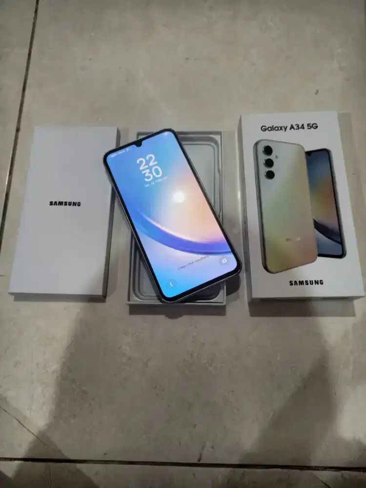 Samsung A34 5G 8/128 fullset mluss 97% , lncarr jayaa josss