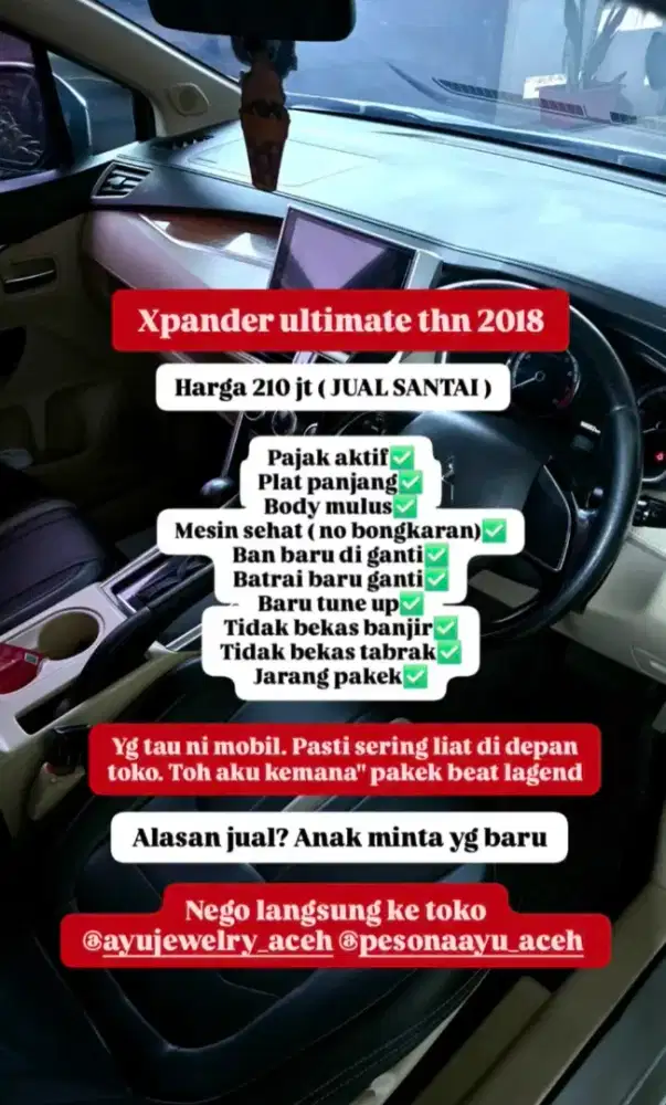 Mitsubishi xpander ultimate automatic silver 2018