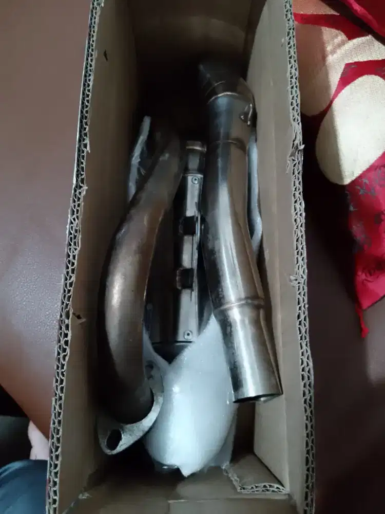 Knalpot pjr racing bekas supra x 100 tahun 2000