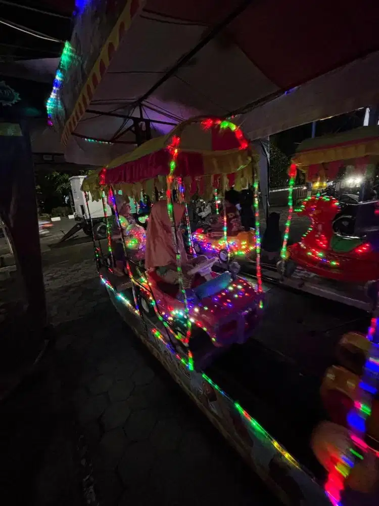 Kereta odong odong kapasitas 7 kursi ada speaker dan adaptor siap usah