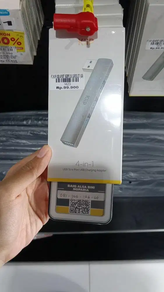 KIIP USB 4PORT 5GBPD 3.0 CARDSLOT