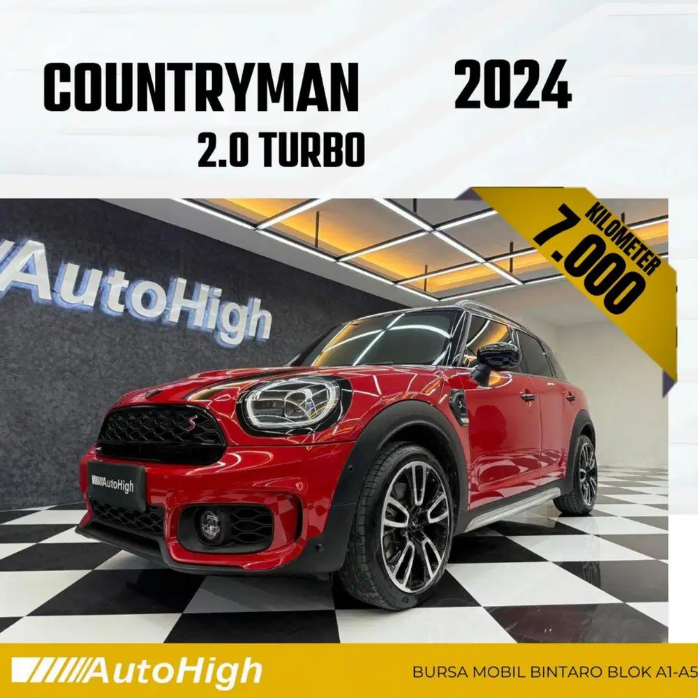 DP10% [Km7.000] Mini Countryman 2.0 S 2024 Red Reg 2023 #AUTOHIGH