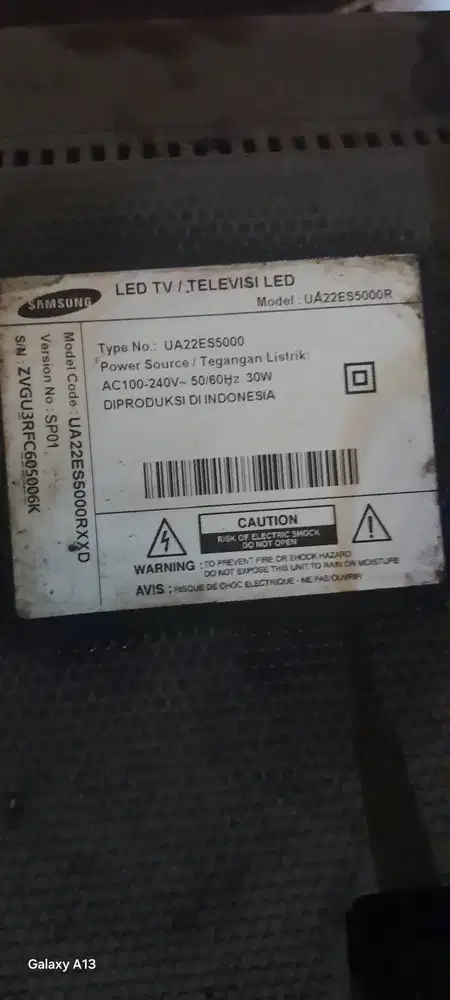 Jaul tv led type UA22ES5000R