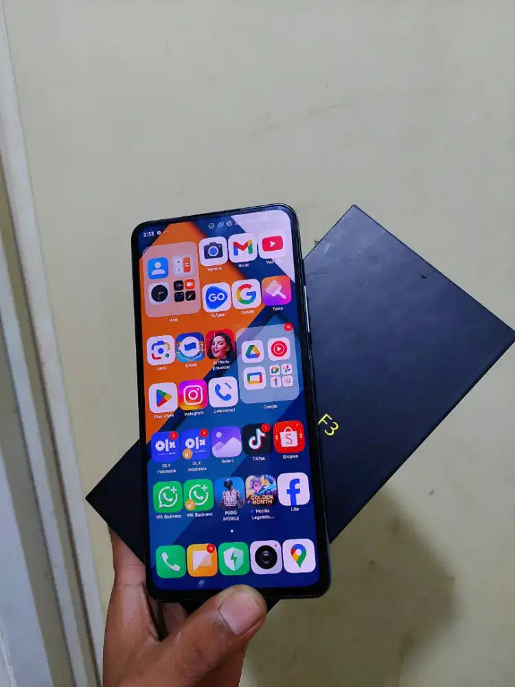 Poco f3 5G fulset gaming Ram 8+8/256gb snapdragon 870