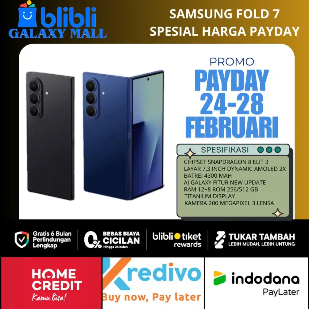 Samsung Fold 7 Promo Free Buds 3 Pro Garansi Resmi