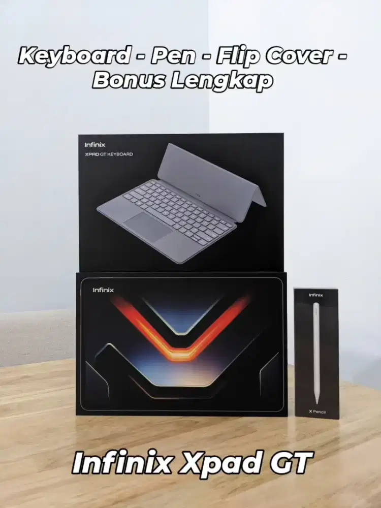Infinix Xpad GT Free Keyboard dan Stylush Pen 8/256GB Snapdragon