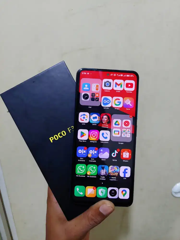 Poco f3 5G fulset gaming Ram 8+8/256gb snapdragon 870