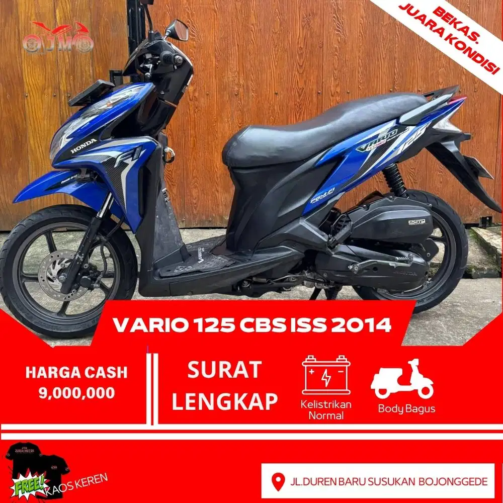 VARIO 125 CBS ISS 2014 SURAT LENGKAP SIAP PAKE TERMURAH