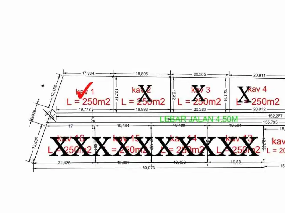 lease hold land 2,5 are toyaning Ungasan Idr 15 Mill/are/yr