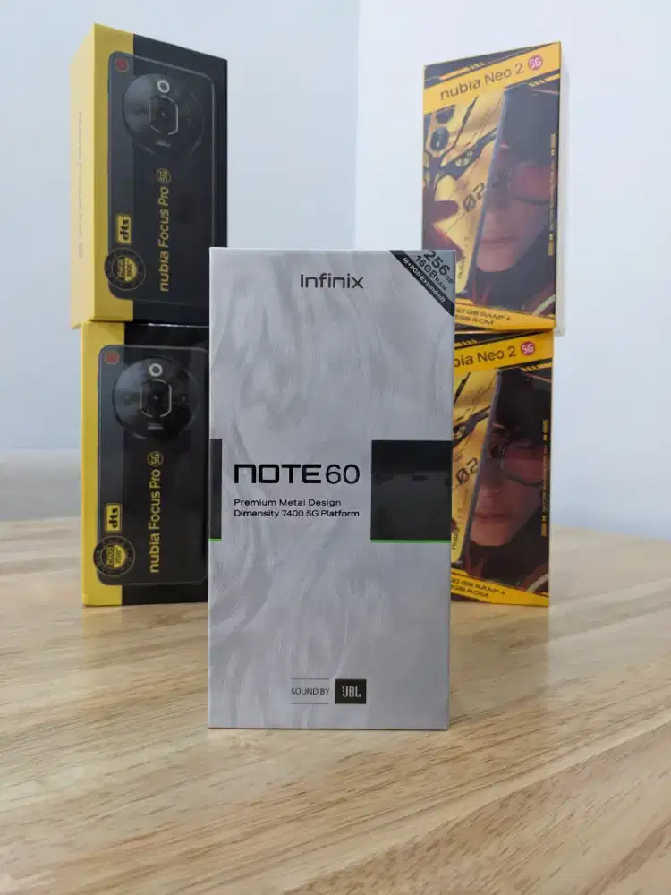Infinix Note 60 5G 8/256GB Segel Box Garansi Resmi 12 Bulan