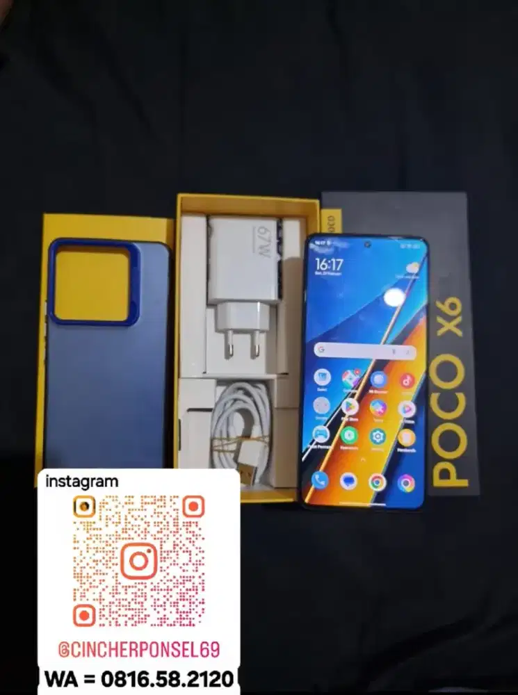 Jual hp bekas siap pakai POCO X6 ram 12gb 5g mulus istimewa