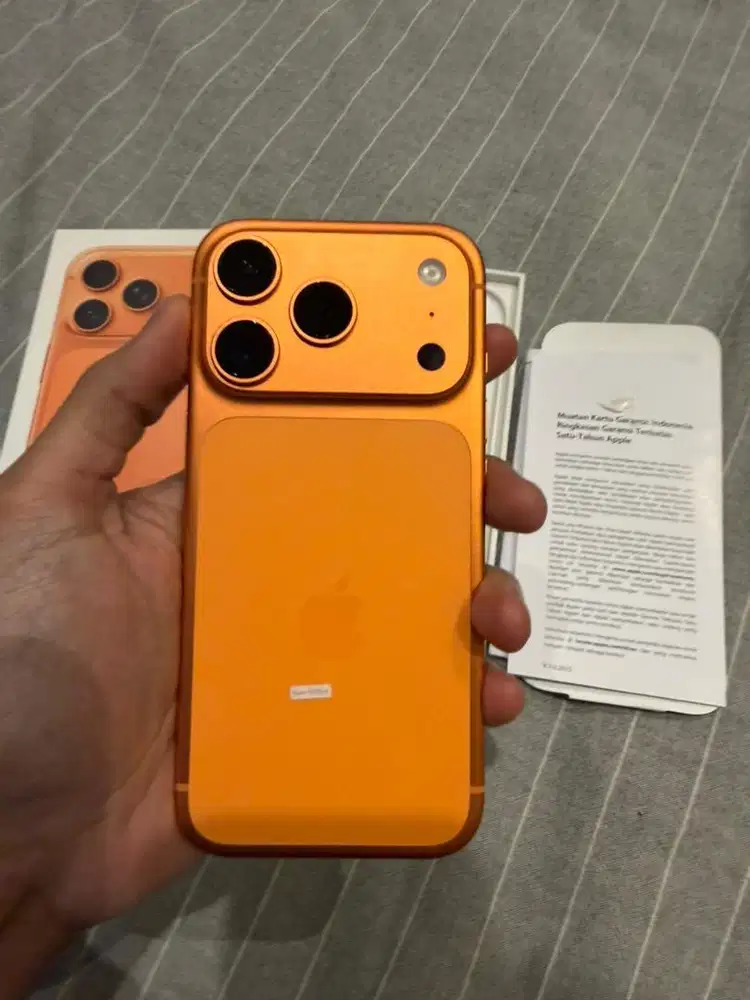 IPHONE 17 PRO 256 ORANGE GARANSI RESMI INDO