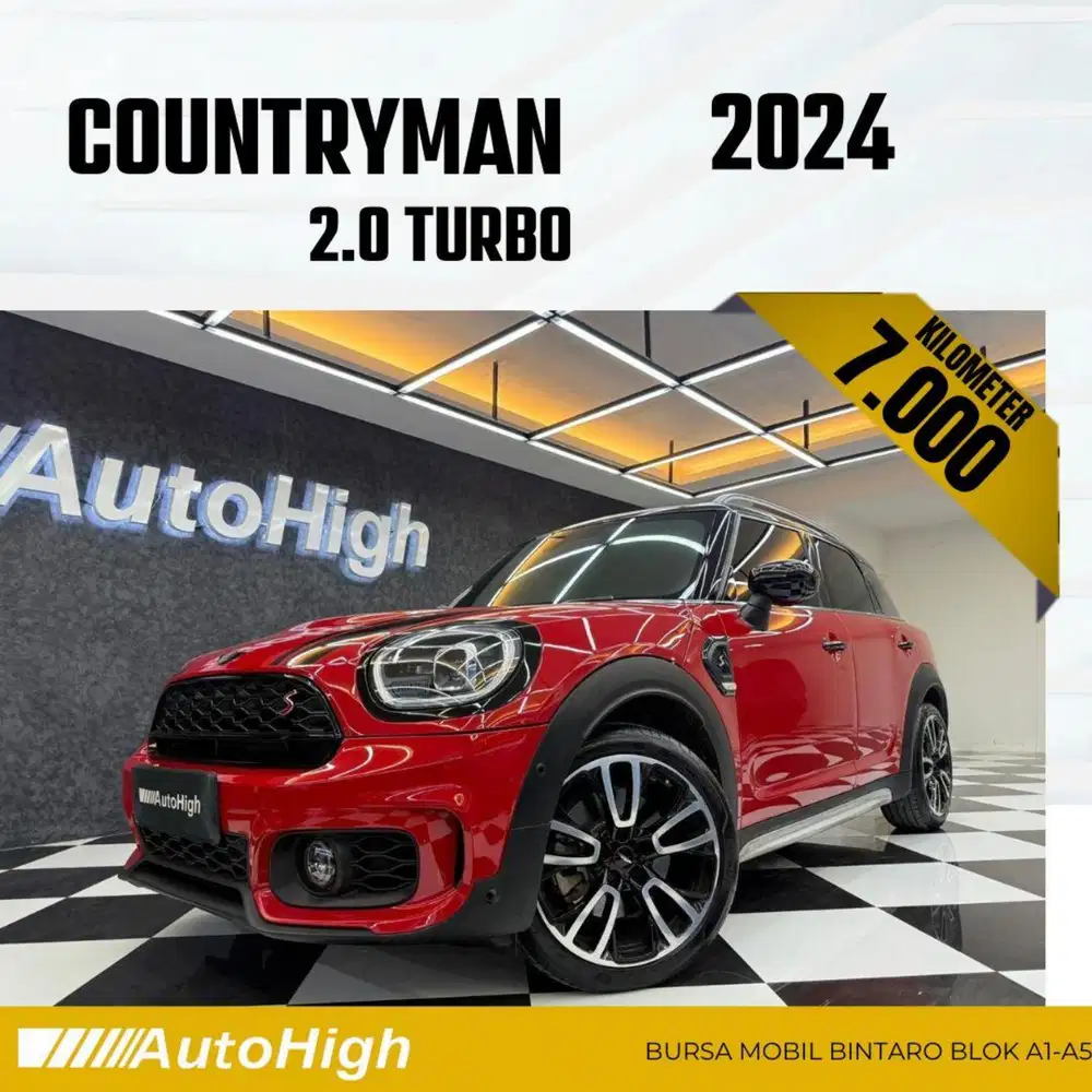 DP10% [Km7.000] Mini Countryman 2.0 S 2024 Red Reg 2023 #AUTOHIGH