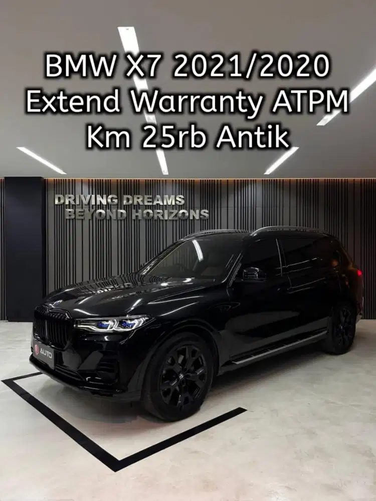 BMW X7 xDrive40i Pure Excellence AT 2021 Hitam Km25rb Nik 2020