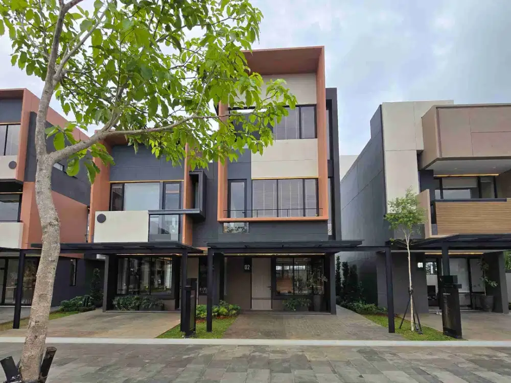 Rumah VIRAL 3 Lantai Park Serpong Tipe Goldtops Alpha DP 0%