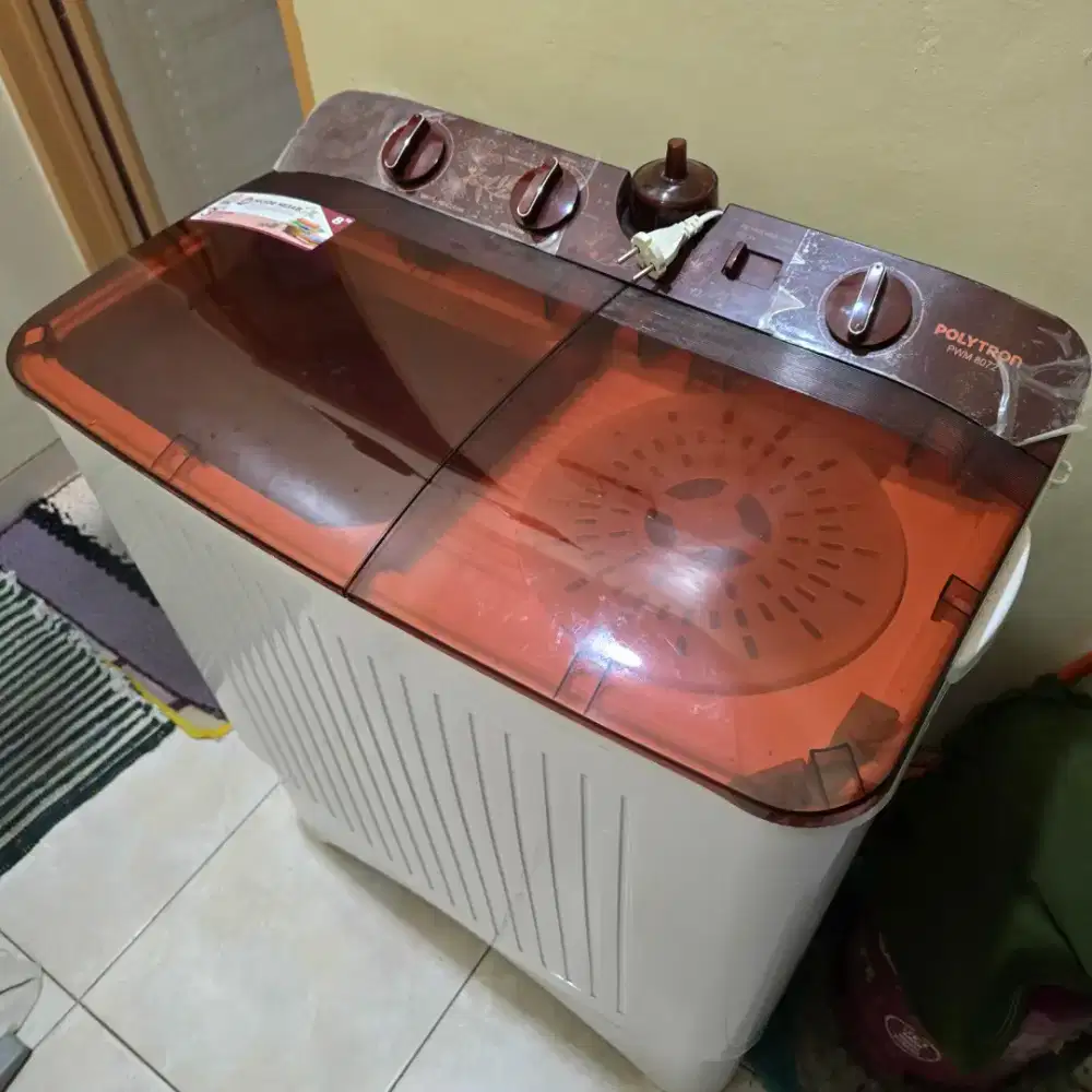 Jual mesin cuci polytron 8kg masih bagus dan mulus