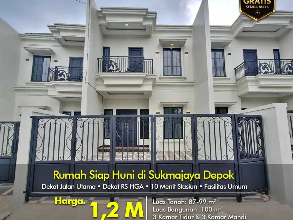 Cluster Jovan Nyaman Strategis di Sukmajaya Depok