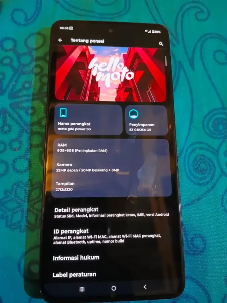 Motorola G86 5g 8/256
