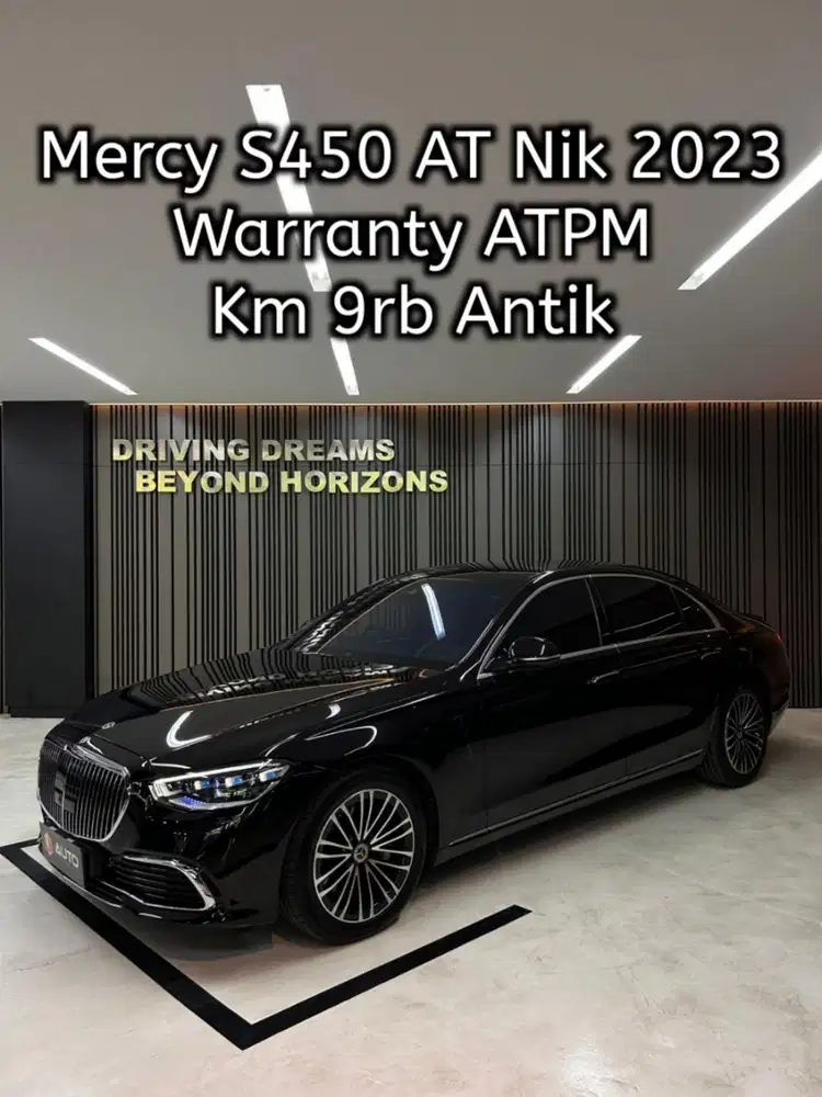 Mercedes Benz S450 2024 Hitam S450L AT Mercy Km9rb Nik 2023 B1724KAD