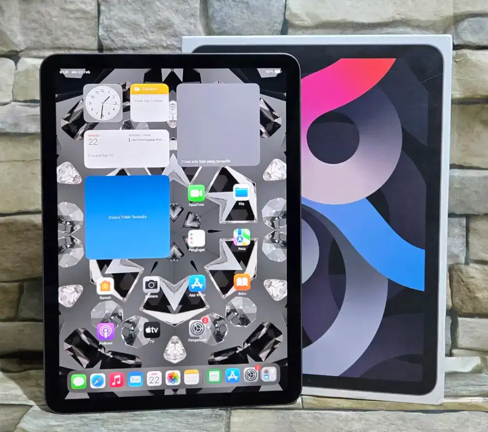 Ipad Air Gen 4 64Gb Fulset segel mulus 98%