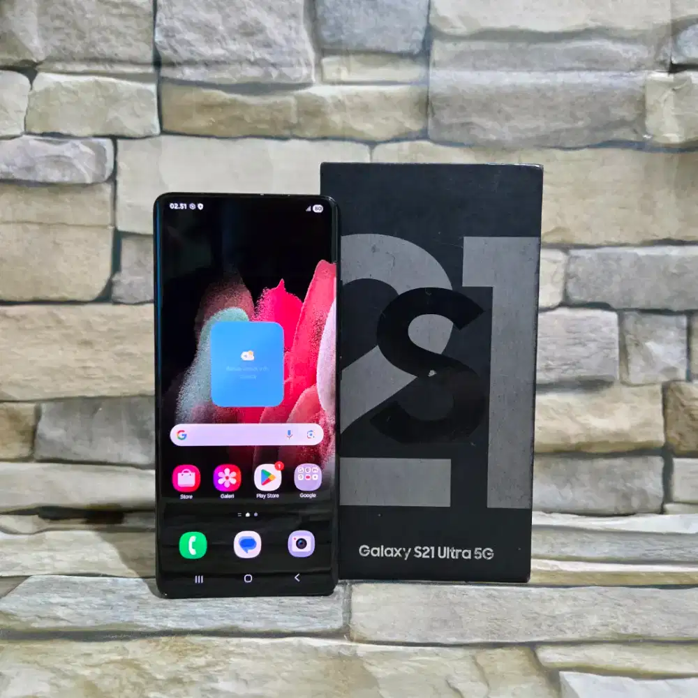 Samsung Galaxy S21 Ultra 5G 16/512 Resmi SEIN Fulset segel mulus 95%