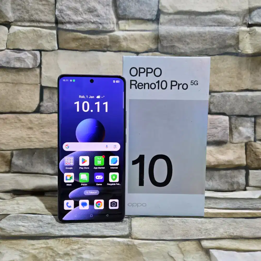 Oppo Reno 10 Pro 5G 12/256 Ungu Fulset segel mulus 95%