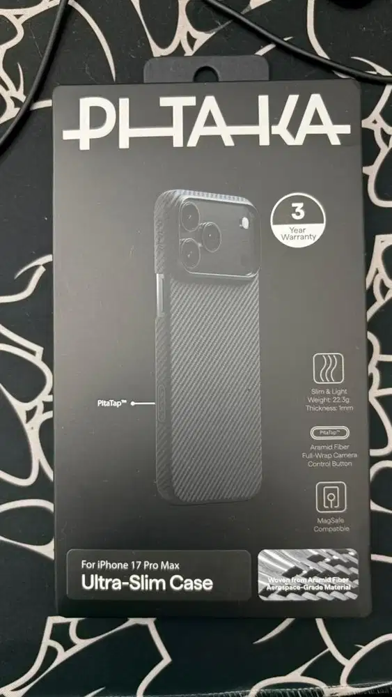 apple iphone 17 promax pro max pm PITAKA carbon ultra slim