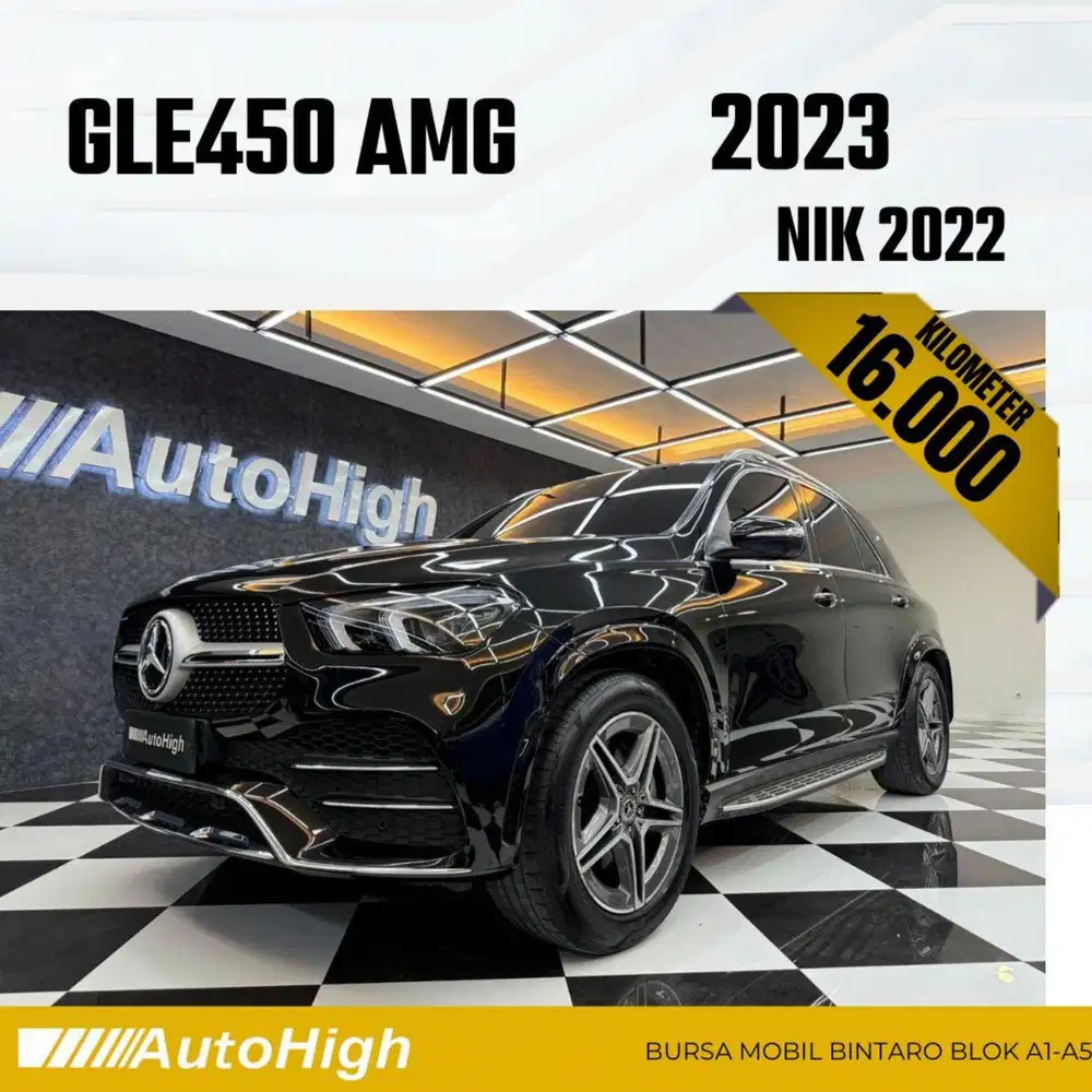 DP10% [Km16.000] GLE450 AMG 2022 Black / GLE 450 Reg 2021 #AUTOHIGH