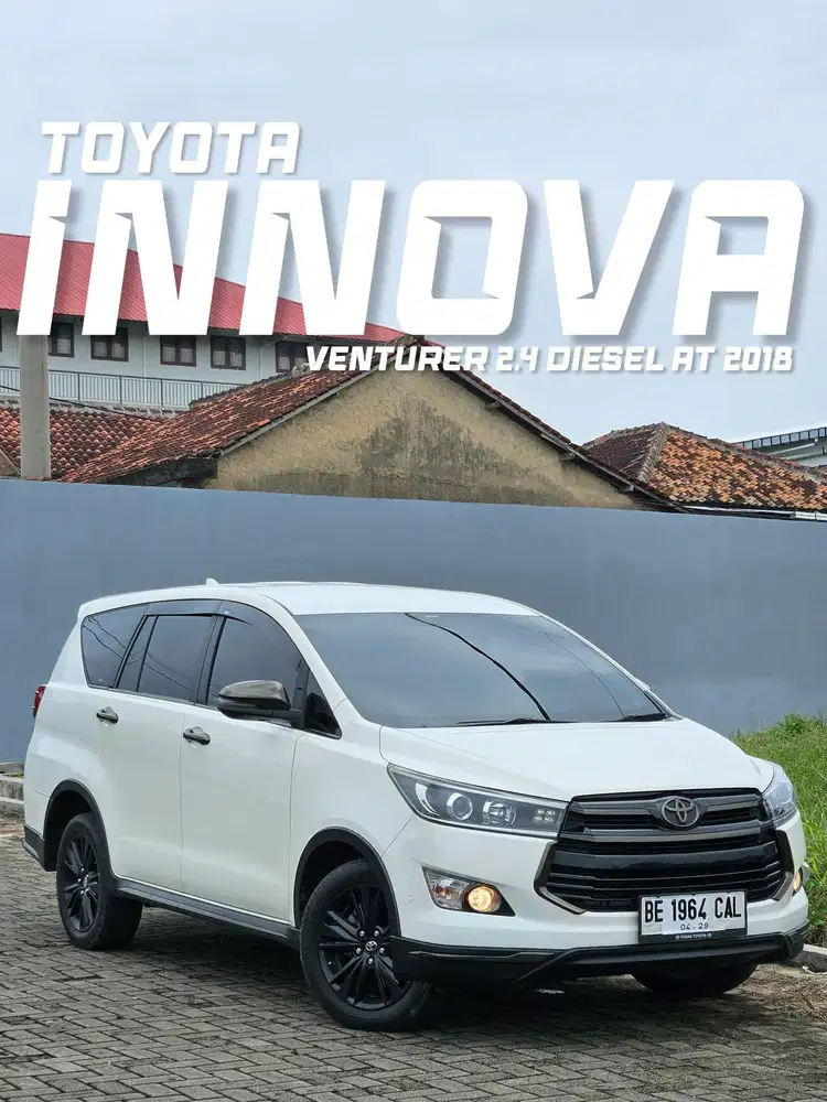 Toyota kijang innova 2018 venturer diesel metik istimewa jual cepat