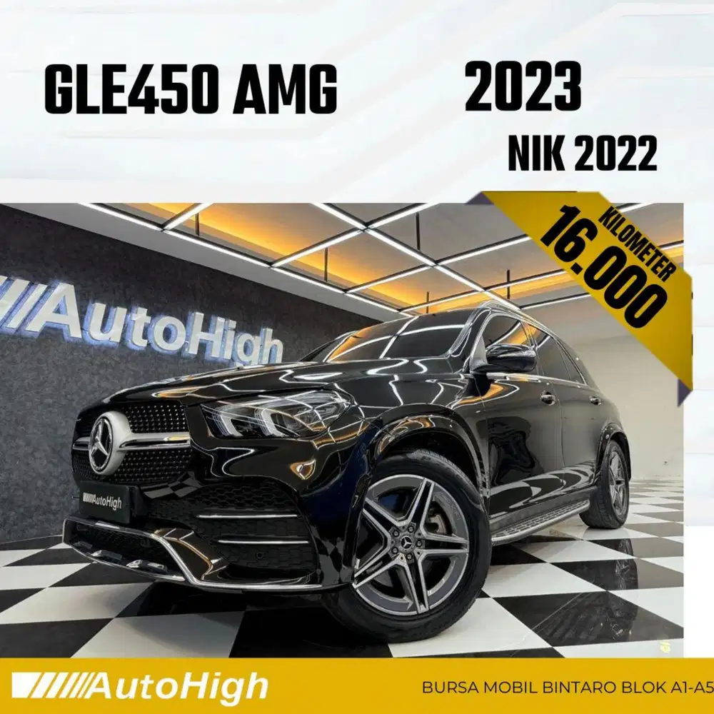 DP10% [Km16.000] GLE450 AMG 2022 Black / GLE 450 Reg 2021 #AUTOHIGH
