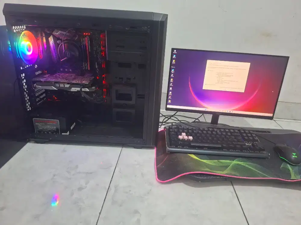 TERMURAH PC Gaming PC Fullset core i7 gen 6 vga gtx 1060 no gtx 1660