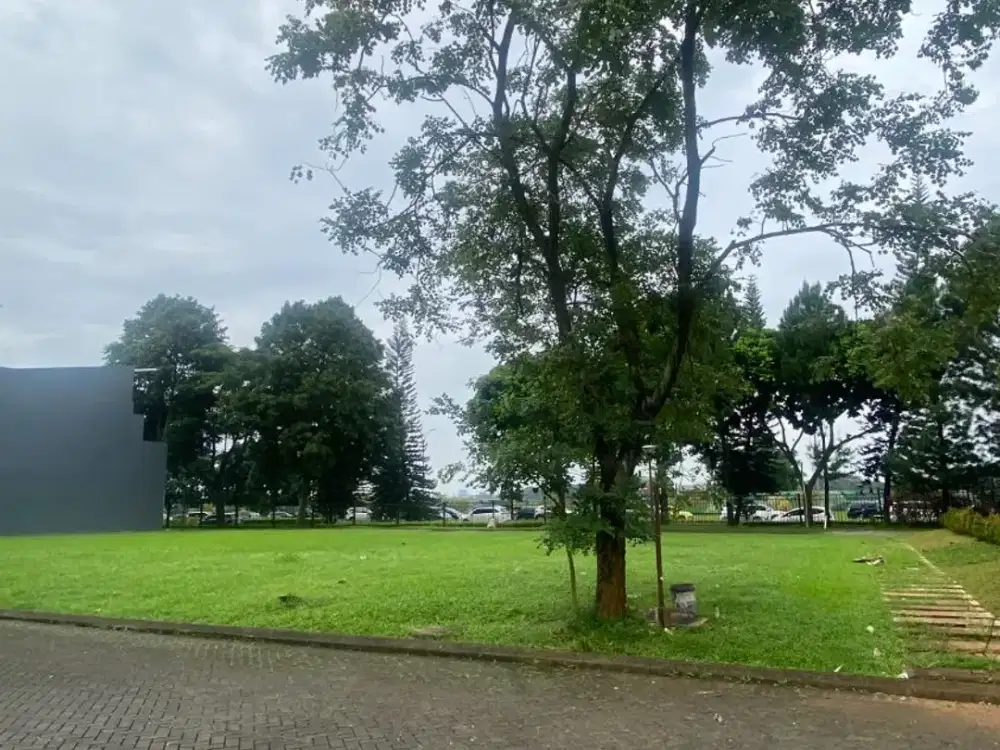 DIJUAL KAVLING HUK TAMAN @DE PARK BSD 500 METER Uk 20x25 meter DEPAN TAMAN LOKASI STRATEGIS