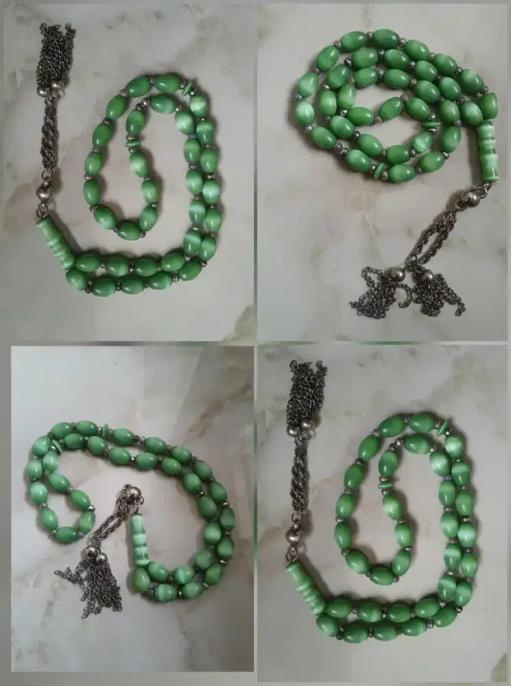 Tasbih - akik cat eye