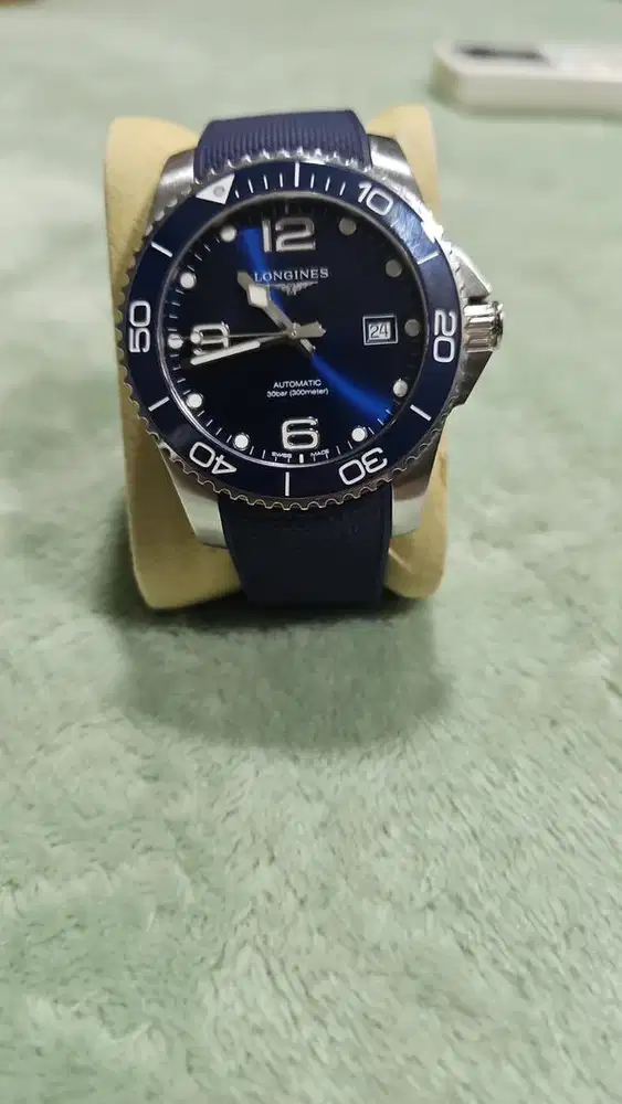 LONGINES RUBBER BLUE AUTOMATIC
