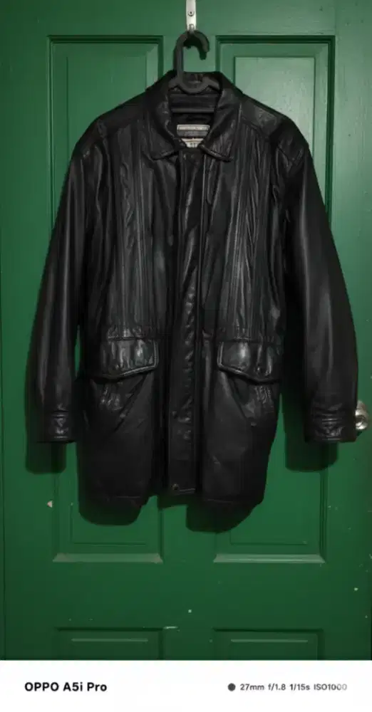 Jaket kulit asli import