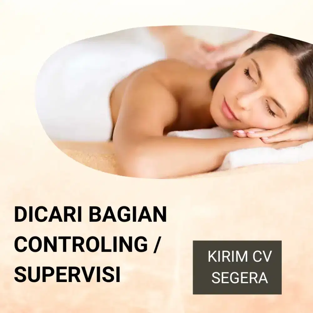 DICARI BAGIAN CONTROLING / SUPERVISI