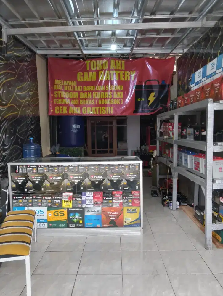 Aki baru dan second berkualitas bergaransi antar pasang gratis