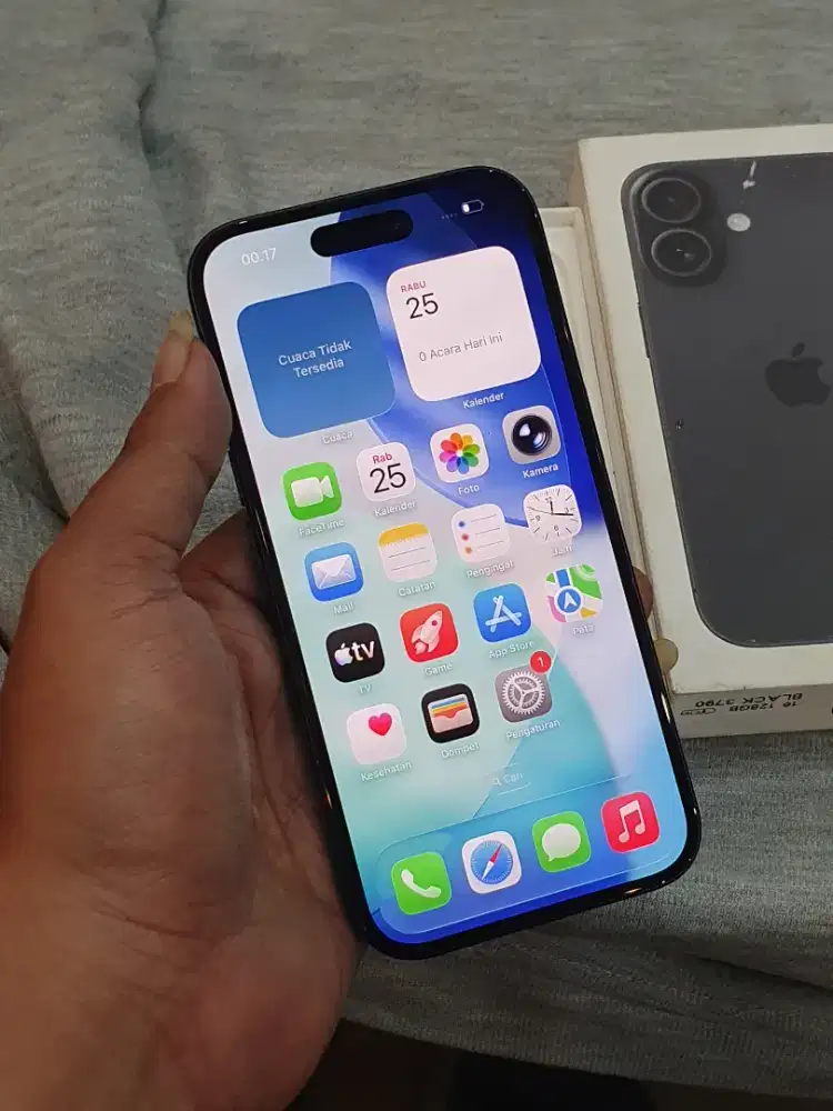 Iphone 16 black 128 gb ibox