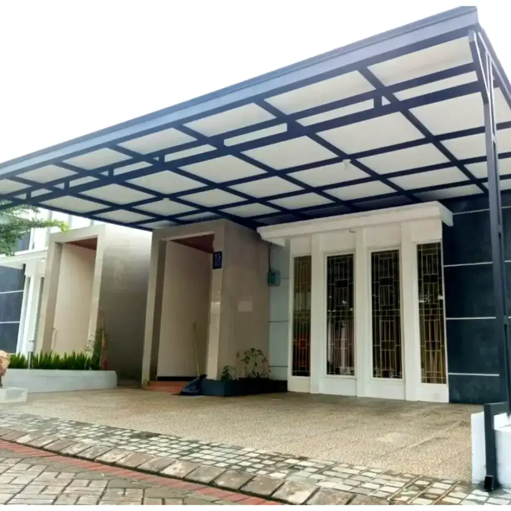 kanopi baja ringan atap spandek, alderon dan lainnya